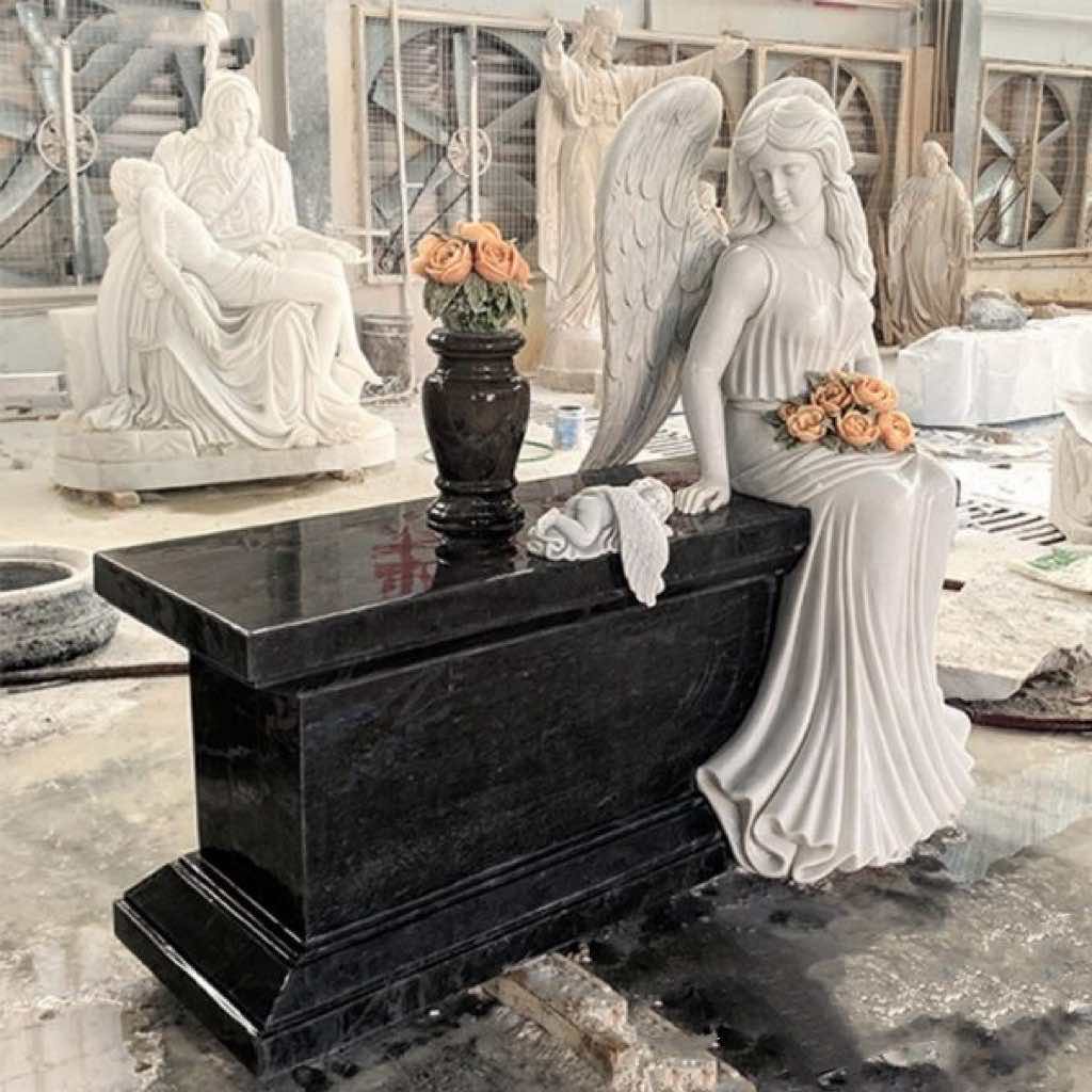 Xingyan ஏஞ்சல் கார்டியன் மார்பிள் கல்லறை